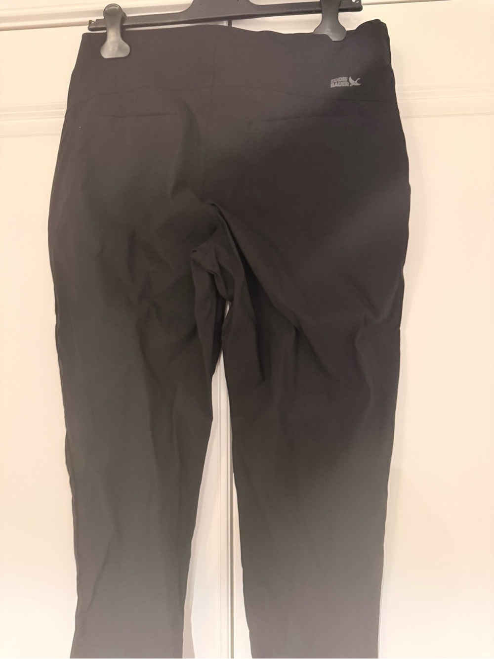 Two pairs Black women’s Performance Pants by Eddie Bauer both for 15 dollars
